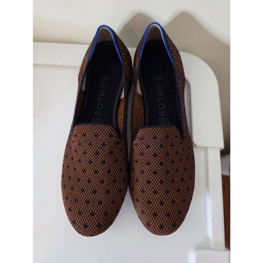 Rothy’s Sienna Dot Brown Loafers 9.5